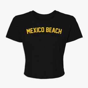 Mexico Beach Florida Classic Curve Women's Crop Top