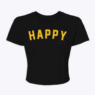 Happy Texas Classic Curve Women's Crop Top