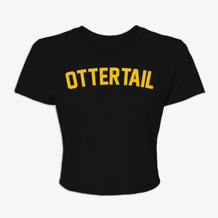 Ottertail Minnesota Classic Curve Women's Crop Top