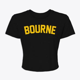 Bourne Massachusetts Classic Curve Women's Crop Top