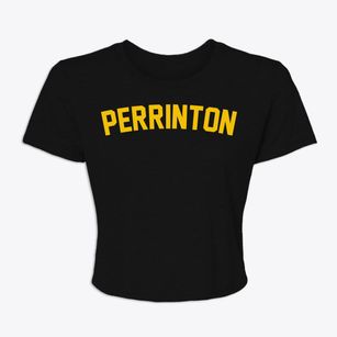 Perrinton Michigan Classic Curve Women's Crop Top