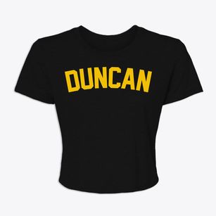 Duncan Nebraska Classic Curve Women's Crop Top