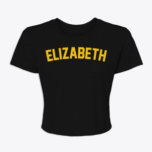 Elizabeth Indiana Classic Curve Women's Crop Top