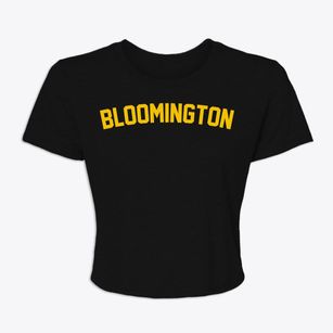 Bloomington Nebraska Classic Curve Women's Crop Top