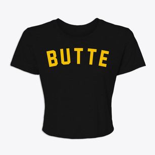 Butte North Dakota Classic Curve Women's Crop Top