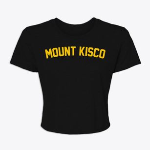 Mount Kisco New York Classic Curve Women's Crop Top