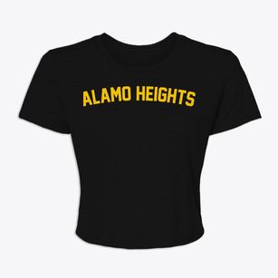 Alamo Heights Texas Classic Curve Women's Crop Top