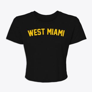 West Miami Florida Classic Curve Women's Crop Top