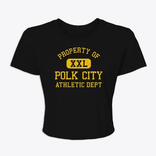 Polk City Iowa Athletic Dept Women's Crop Top