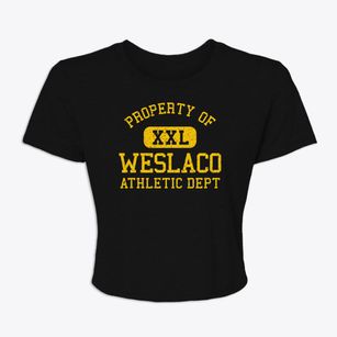 Weslaco Texas Athletic Dept Women's Crop Top