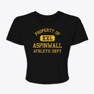Aspinwall Pennsylvania Athletic Dept Women's Crop Top