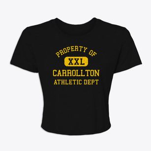 Carrollton Texas Athletic Dept Women's Crop Top