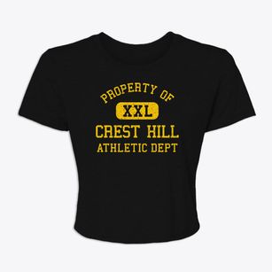 Crest Hill Illinois Athletic Dept Women's Crop Top