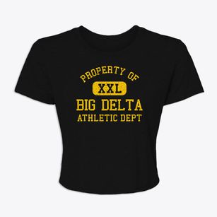 Big Delta Alaska Athletic Dept Women's Crop Top