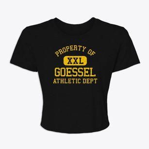 Goessel Kansas Athletic Dept Women's Crop Top