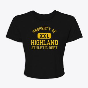 Highland Utah Athletic Dept Women's Crop Top