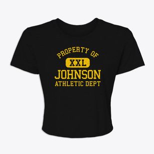 Johnson Nebraska Athletic Dept Women's Crop Top
