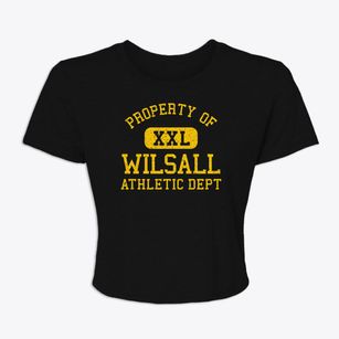 Wilsall Montana Athletic Dept Women's Crop Top