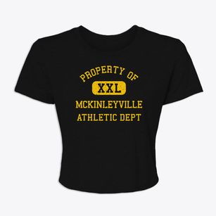 Mckinleyville California Athletic Dept Women's Crop Top
