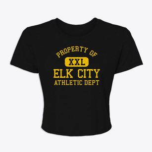 Elk City Idaho Athletic Dept Women's Crop Top
