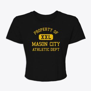 Mason City Nebraska Athletic Dept Women's Crop Top