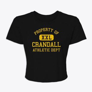 Crandall Indiana Athletic Dept Women's Crop Top