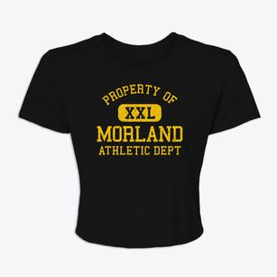 Morland Kansas Athletic Dept Women's Crop Top