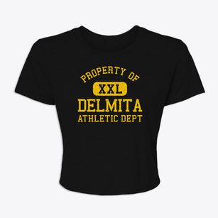 Delmita Texas Athletic Dept Women's Crop Top