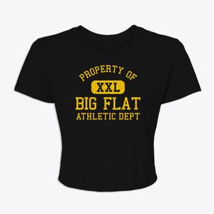Big Flat Arkansas Athletic Dept Women's Crop Top