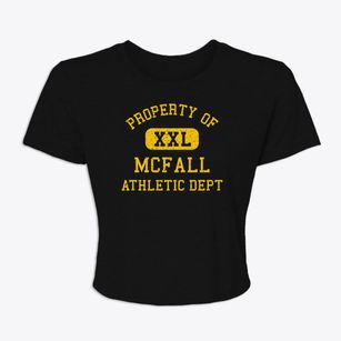 Mcfall Missouri Athletic Dept Women's Crop Top