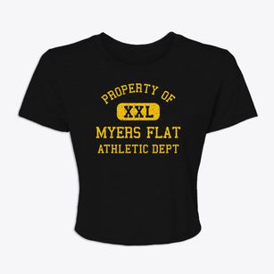 Myers Flat California Athletic Dept Women's Crop Top