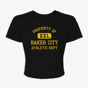 Baker City Oregon Athletic Dept Women's Crop Top