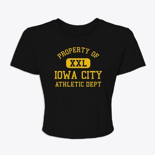 Iowa City Iowa Athletic Dept Women's Crop Top