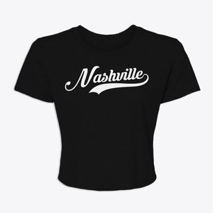 Nashville North Carolina Vintage Team Women's Crop Top