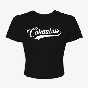 Columbus Georgia Vintage Team Women's Crop Top