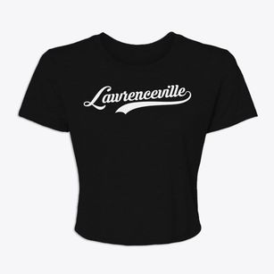 Lawrenceville Illinois Vintage Team Women's Crop Top