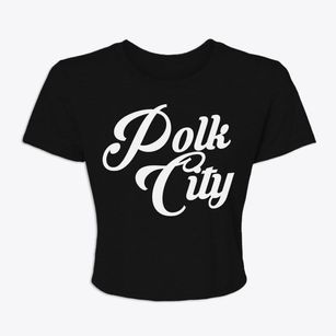 Polk City Iowa Vintage Team Women's Crop Top