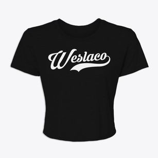Weslaco Texas Vintage Team Women's Crop Top