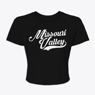 Missouri Valley Iowa Vintage Team Women's Crop Top