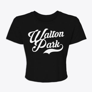 Walton Park New York Vintage Team Women's Crop Top