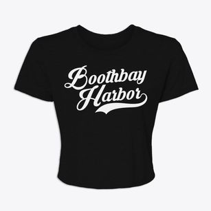 Boothbay Harbor Maine Vintage Team Women's Crop Top