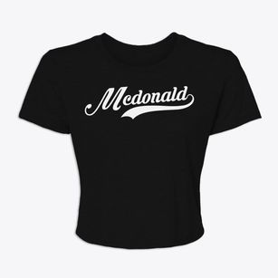 Mcdonald Pennsylvania Vintage Team Women's Crop Top