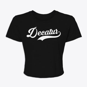 Decatur Wisconsin Vintage Team Women's Crop Top