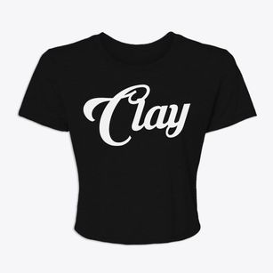 Clay California Vintage Team Women's Crop Top