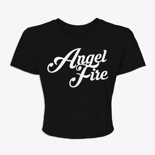 Angel Fire New Mexico Vintage Team Women's Crop Top