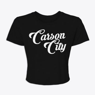 Carson City Michigan Vintage Team Women's Crop Top