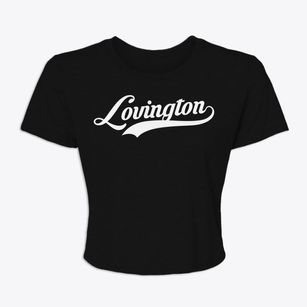 Lovington Illinois Vintage Team Women's Crop Top