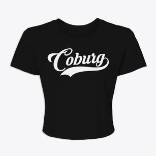 Coburg Oregon Vintage Team Women's Crop Top