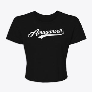 Amagansett New York Vintage Team Women's Crop Top