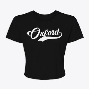 Oxford Kansas Vintage Team Women's Crop Top